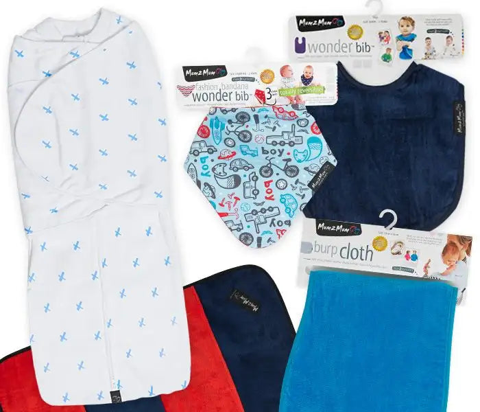 Mum2Mum DreamSwaddle Gift Pack BLUE BOY - Babyonline
