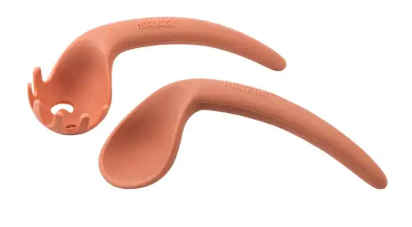 Haakaa Silicone Self-Feeding Spoon Set - Babyonline