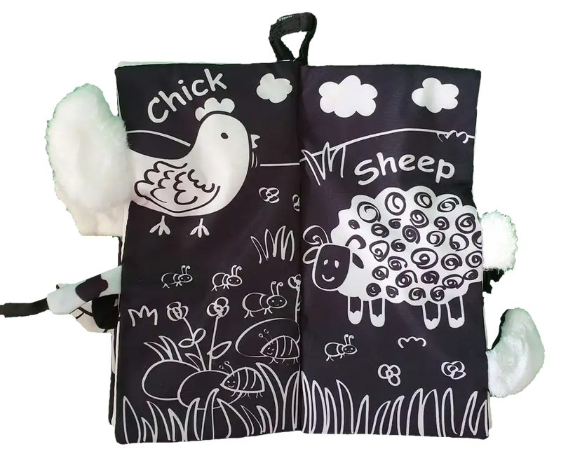 Material Book - FARM TAILS MONOCHROME - Babyonline
