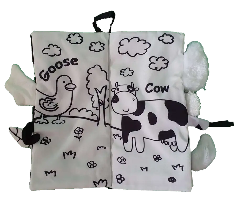 Material Book - FARM TAILS MONOCHROME - Babyonline
