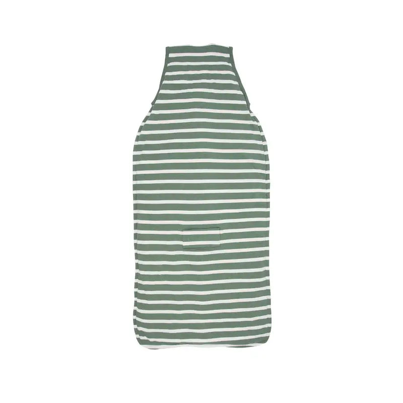 Woolbabe 3-Seasons Front Zip Sleeping Bag - FERN STRIPE - Babyonline