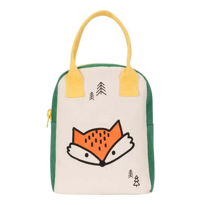 Fluf Zipper Lunch Bag - FOX - Babyonline