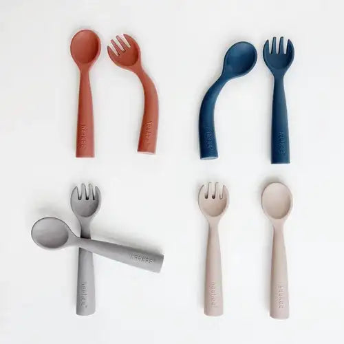 Haakaa Bendy Silicone Cutlery Set - Babyonline