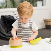 Haakaa Wooden Mushroom Bowl - Babyonline