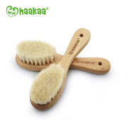 Haakaa Goats Wool Baby Hairbrush - Babyonline
