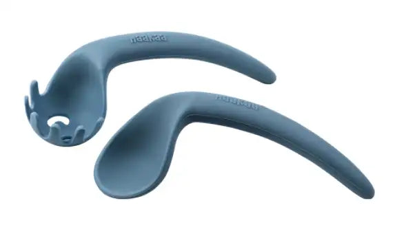 Haakaa Silicone Self-Feeding Spoon Set - Babyonline