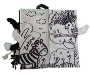 Material Book - JUNGLY TAILS MONOCHROME - Babyonline