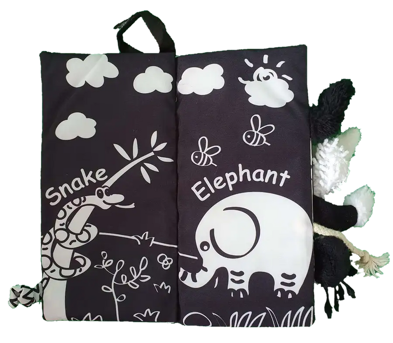 Material Book - JUNGLY TAILS MONOCHROME - Babyonline