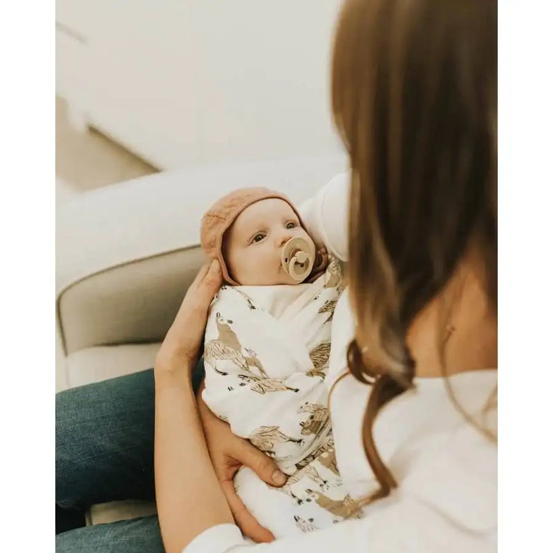 Little Unicorn Single Muslin Swaddle - Llama - Babyonline