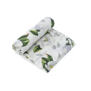 Little Unicorn Single Muslin Swaddle - Magnolia Blossoms - Babyonline