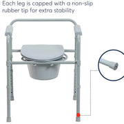 3-in-1 Foldable Commode Chair ( BA819 ) - Babyonline