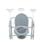 3-in-1 Foldable Commode Chair ( BA819 ) - Babyonline
