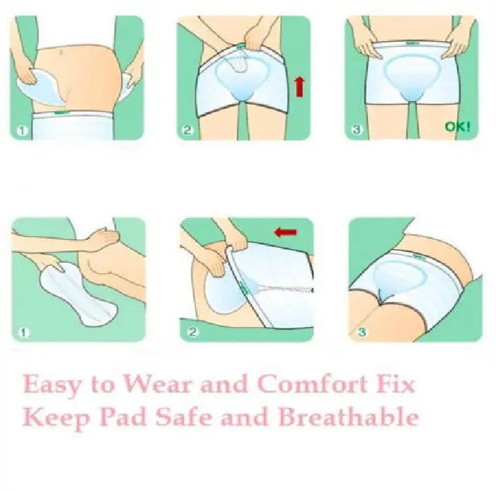 SuperCare Incontinence Mesh Pants Size Medium - Pack of 10pcs (Blue Band) - Babyonline
