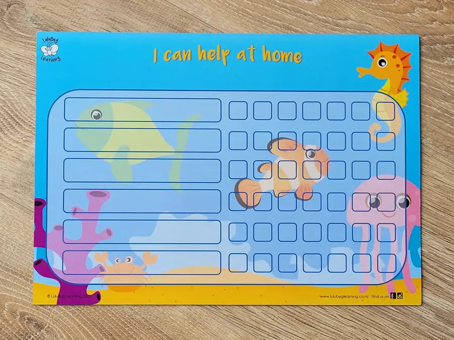 Lulubug Learning Magnetic - I can help at home - Ocean