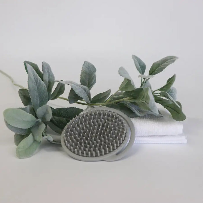 Haakaa Silicone Shampoo Brush - Grey - Babyonline