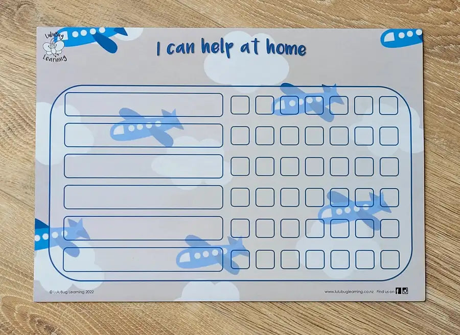 Lulubug Learning Magnetic - I can help at home - Plane