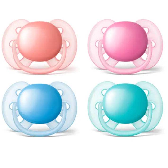 Avent Soother Ultra Soft - Pack of 2 - Babyonline