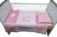 Sleep Tight Cot Bedding Set PINK ELEPHANT - Babyonline