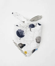 Little Unicorn Reversible Muslin Bandana Bib PLANETARY - Babyonline