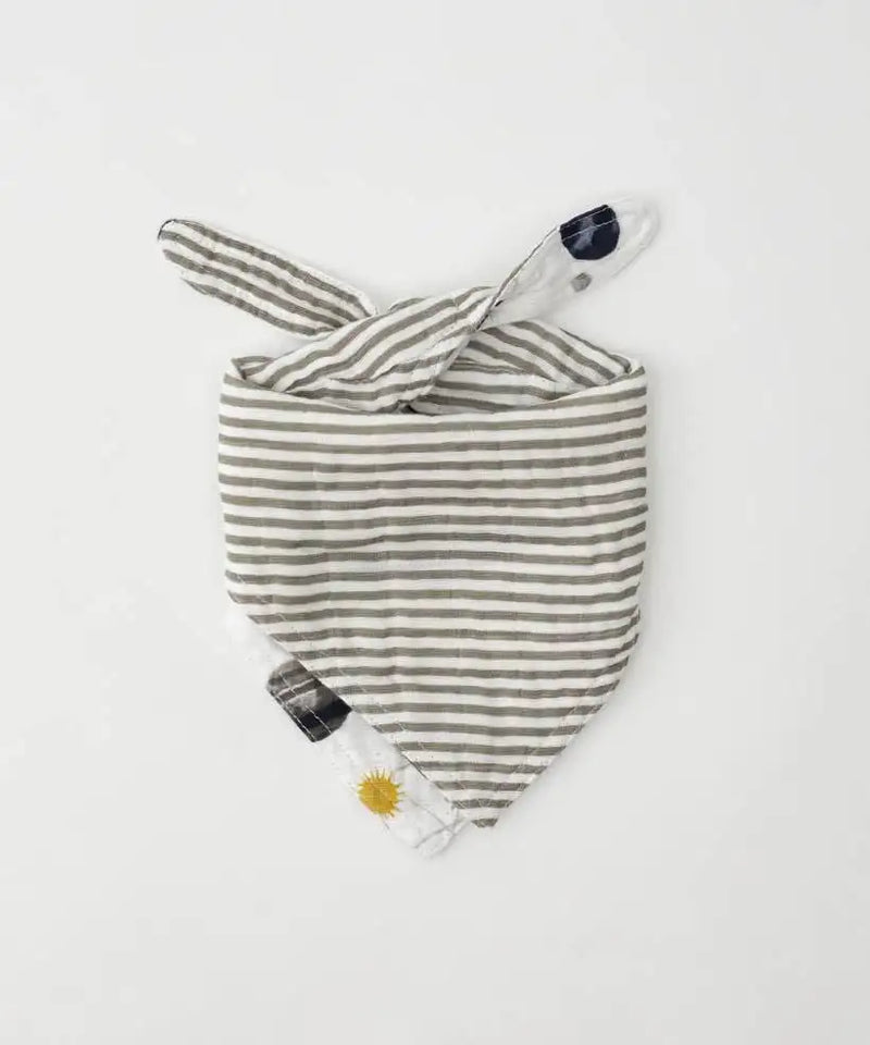 Little Unicorn Reversible Muslin Bandana Bib PLANETARY - Babyonline