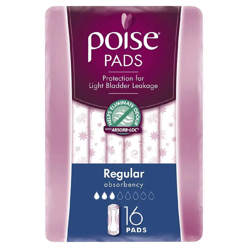 Poise Regular Pads (16pcs) Pack - Babyonline