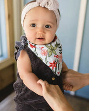 Little Unicorn Reversible Muslin Bandana Bib PRIMROSE PATCH - Babyonline