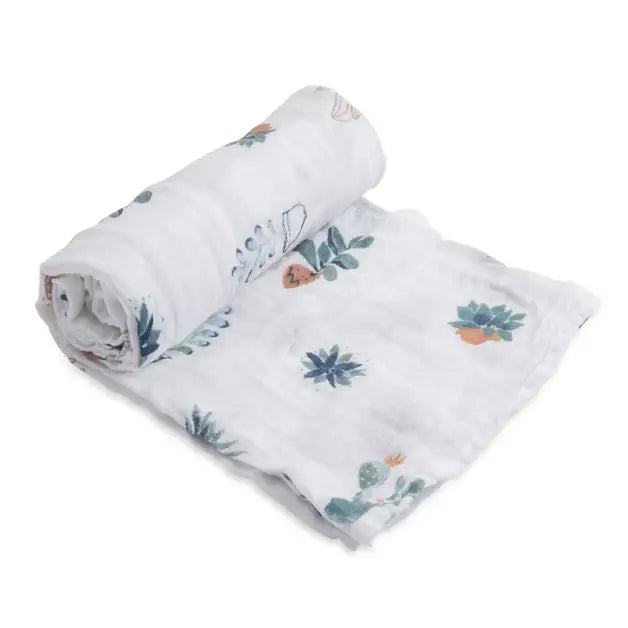 Little Unicorn Single Muslin Swaddle - Prickle Pots - Babyonline