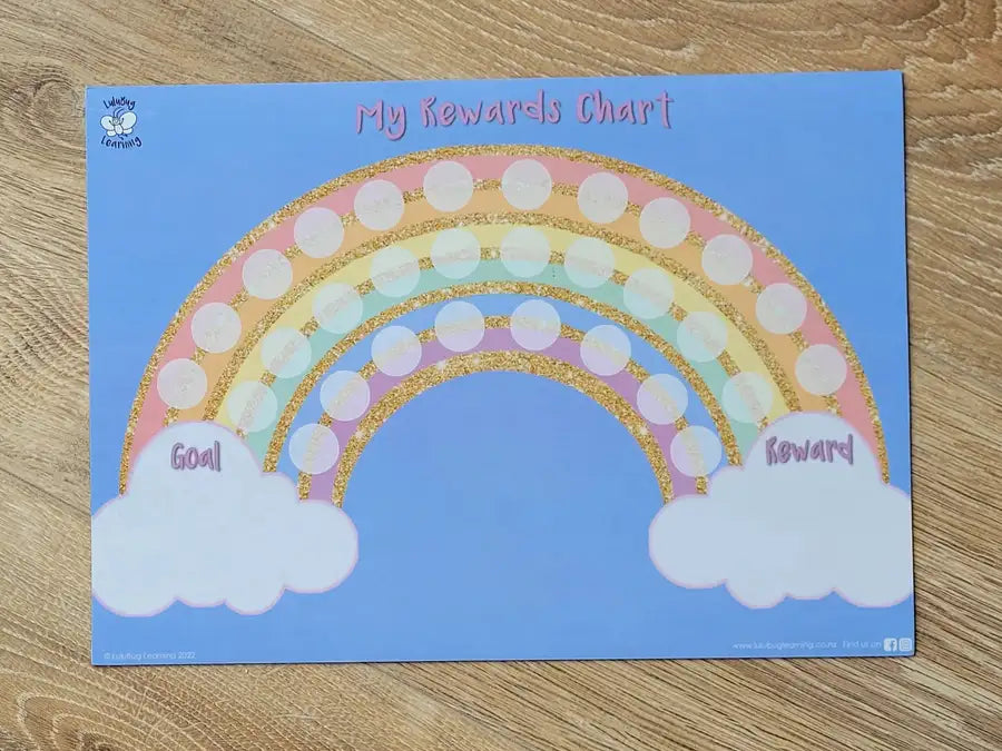 Lulubug Learning Magnetic - Rewards Chart - Rainbow *CLEARANCE ...