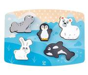 Hape Polar Animal Tactile Puzzle - Babyonline