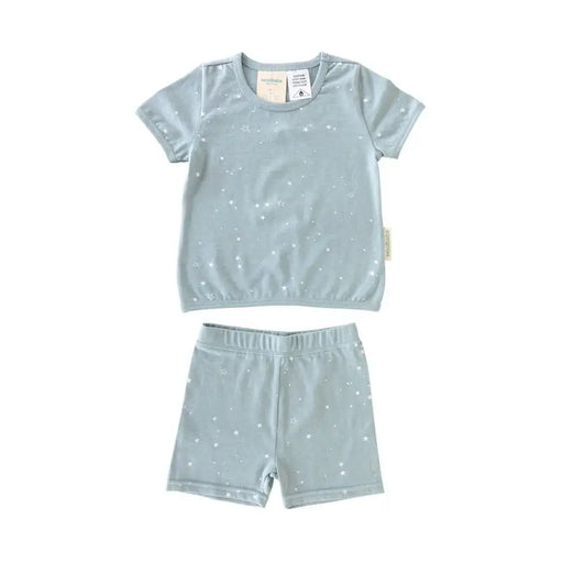 Woolbabe Merino/Organic Cotton Summer Pyjamas TIDE STARS - Babyonline