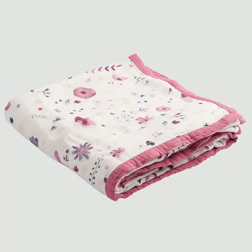 Little Unicorn Deluxe Muslin Quilt - Fairy Garden - Babyonline