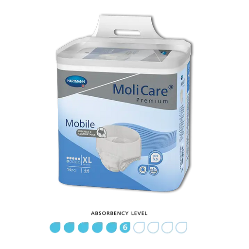 MoliCare Premium Mobile 6D - XLarge (Pack of 14) - Babyonline