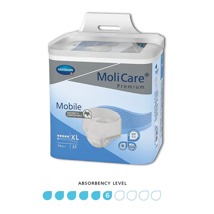 MoliCare Premium Mobile 6D - XLarge (Pack of 14) - Babyonline